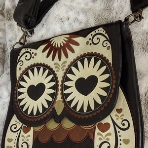 Loungefly Owl Large Earth Tone Purse